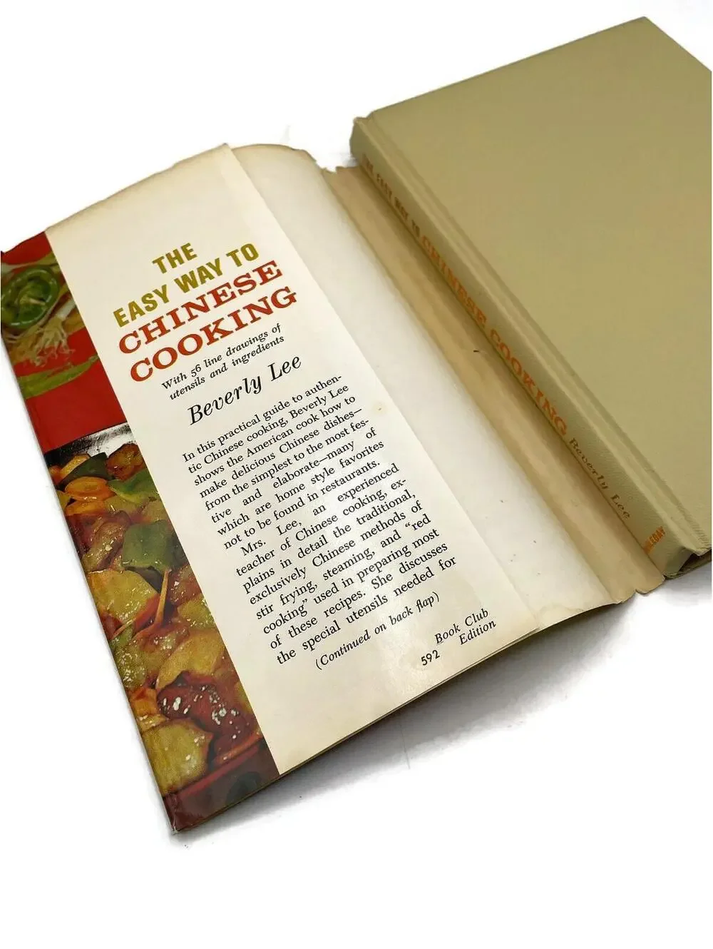 Vintage 1963 Chinese Cookbook: Beverly Lee, Easy Asian Recipes
